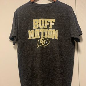 CU Boulder Buff Nation t-shirt Univ of Colorado